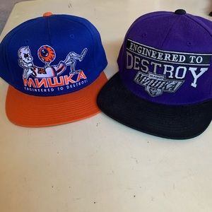 SnapBack flatbill hat bundle